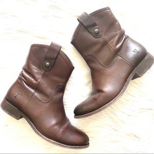 frye melissa button short boot